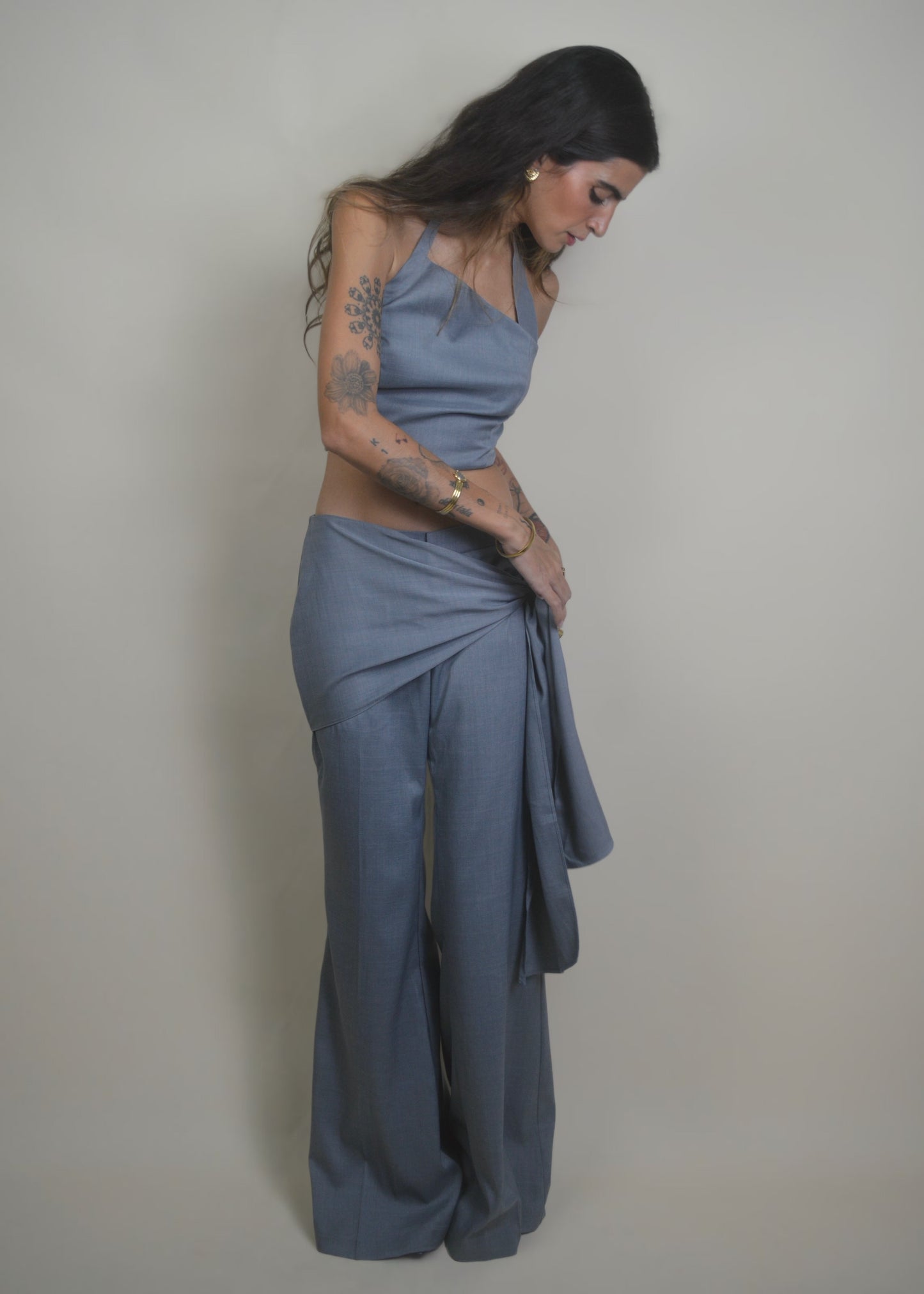 Azure Wrap Set