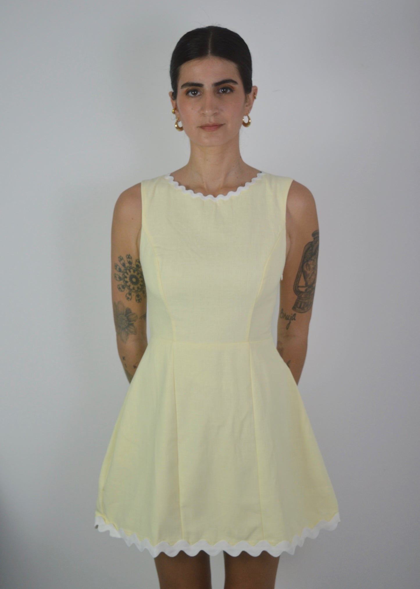 Lemon Mini Dress