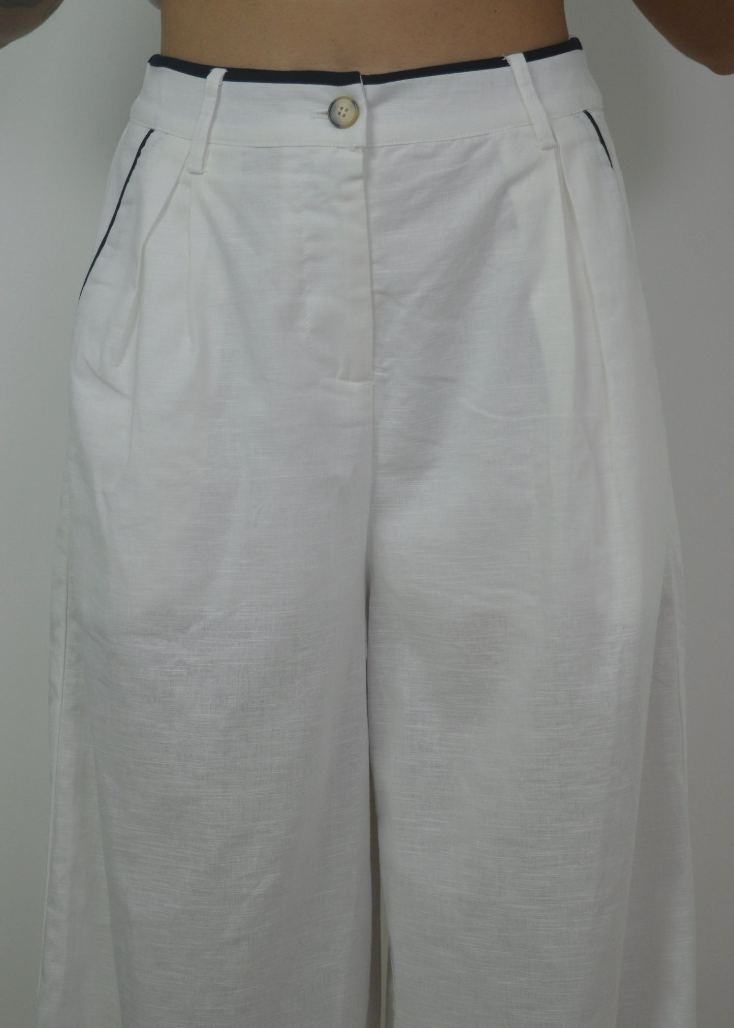 Contrast Linen Set