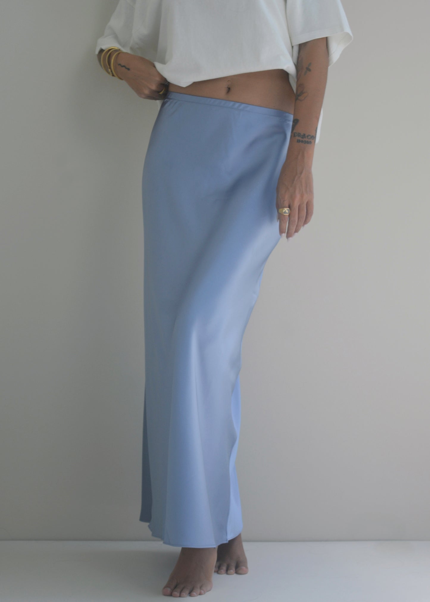 Azul Adoquín Skirt