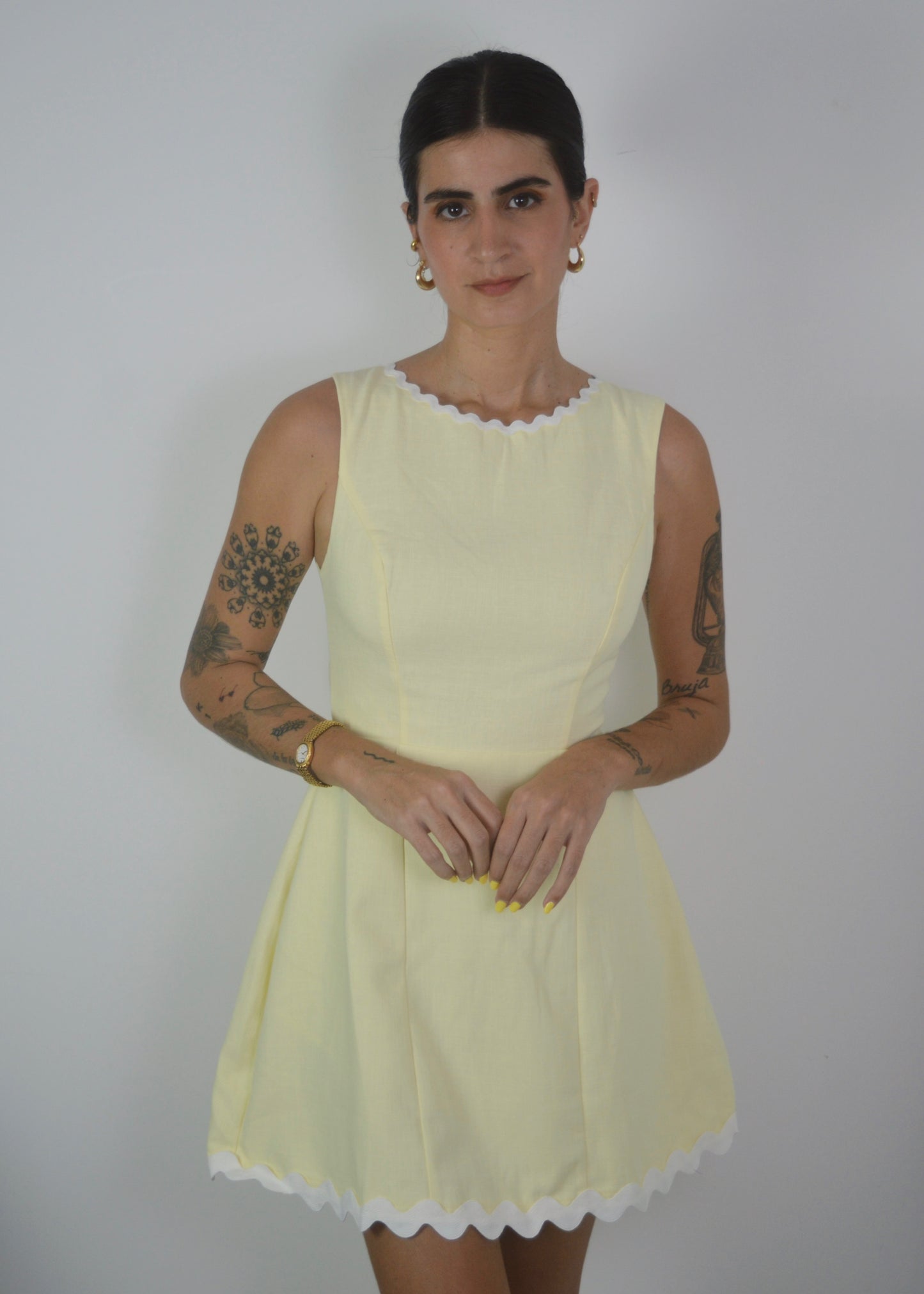 Lemon Mini Dress