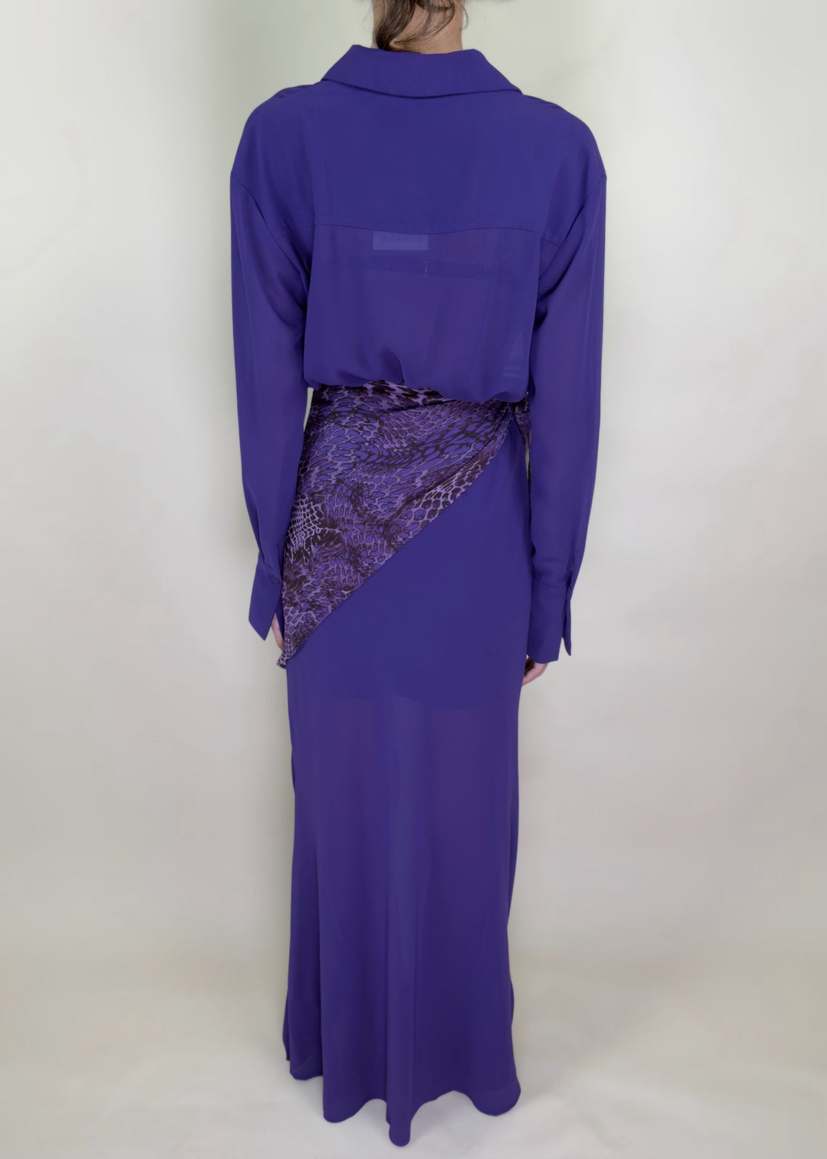 Wild Violet Maxi Dress 3 Piece Set