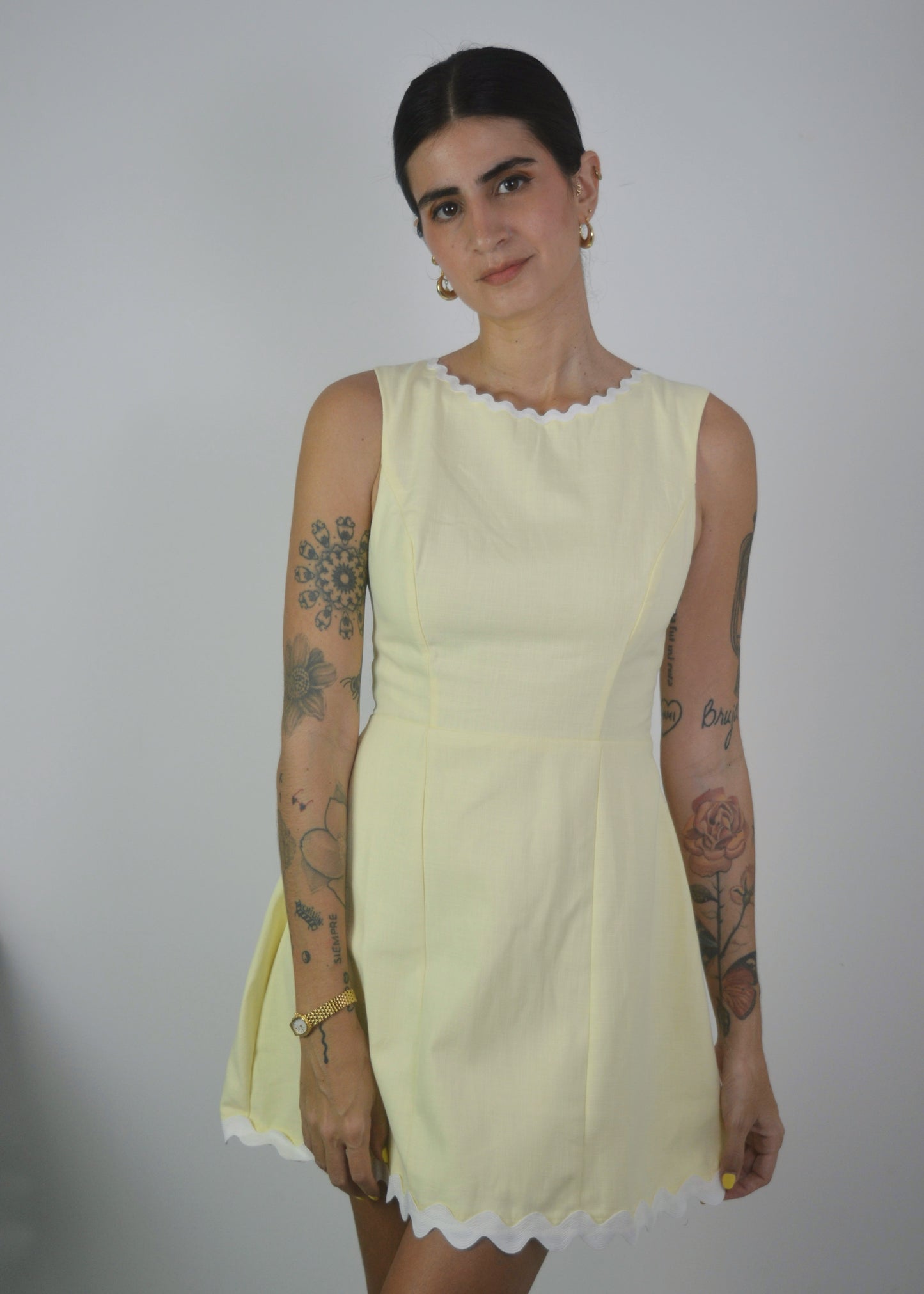 Lemon Mini Dress