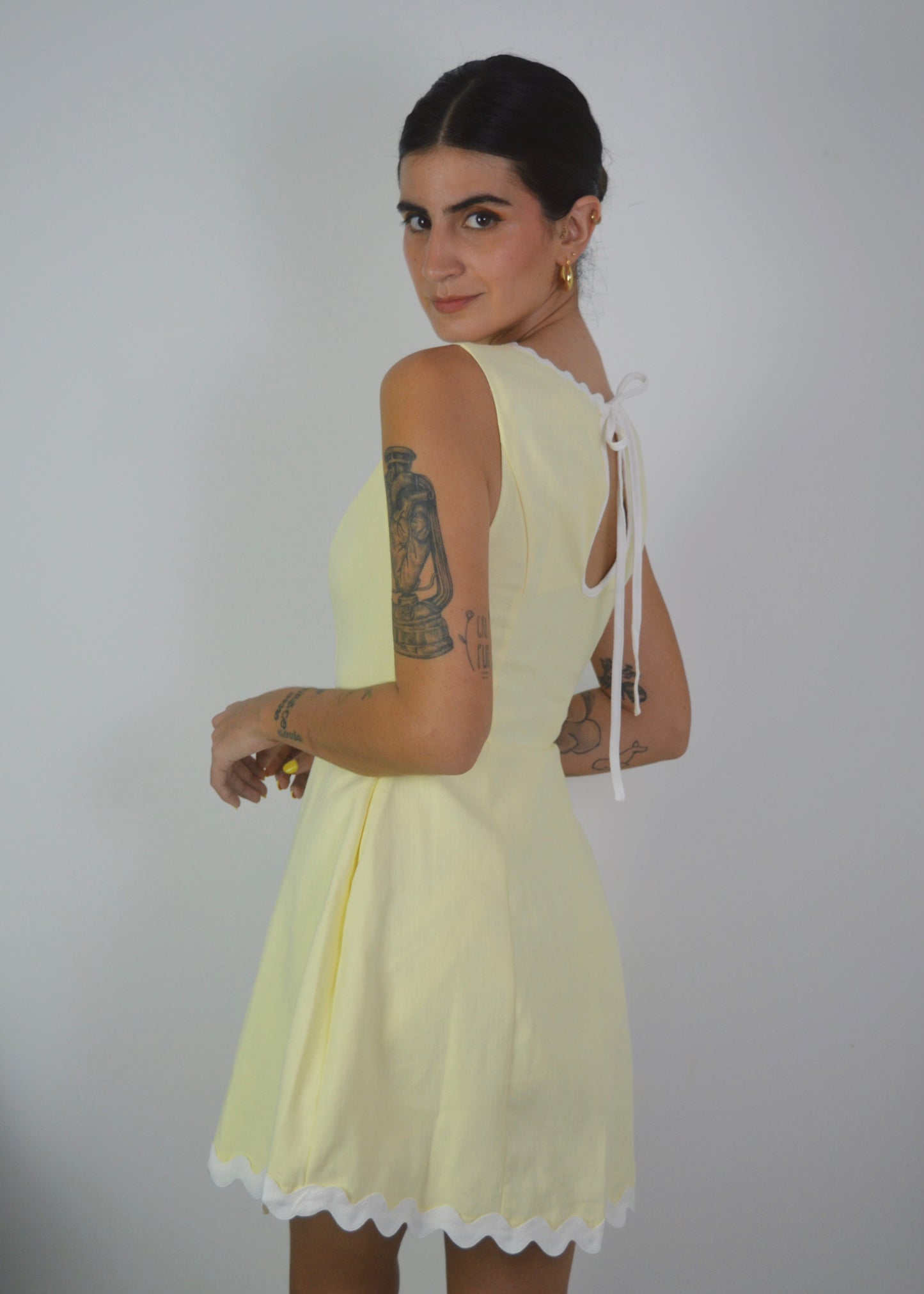 Lemon Mini Dress