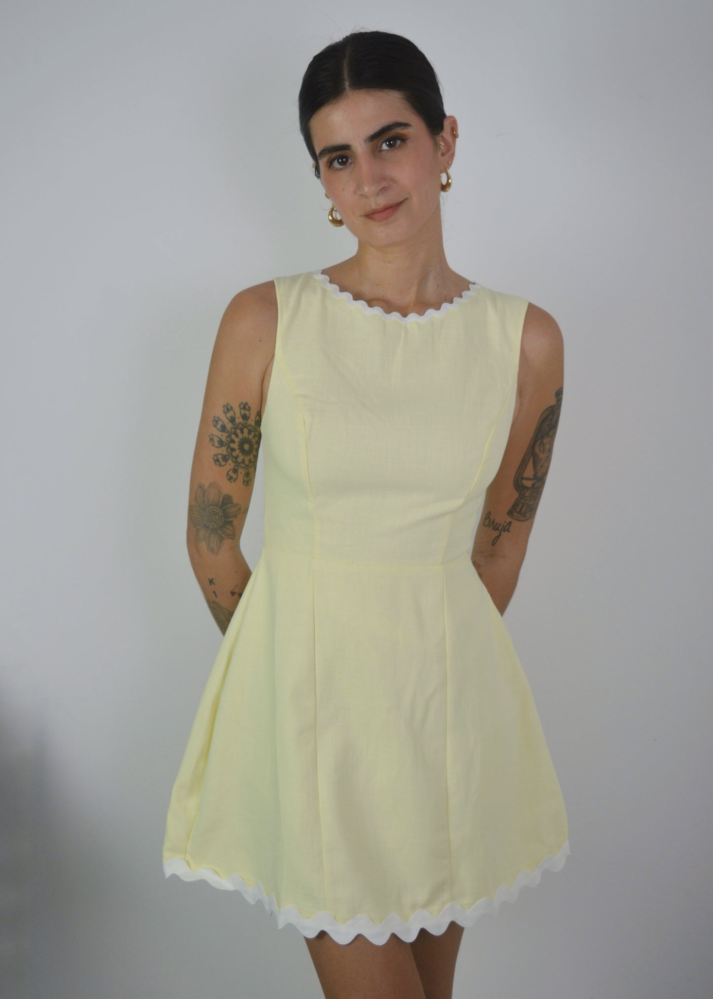 Lemon Mini Dress