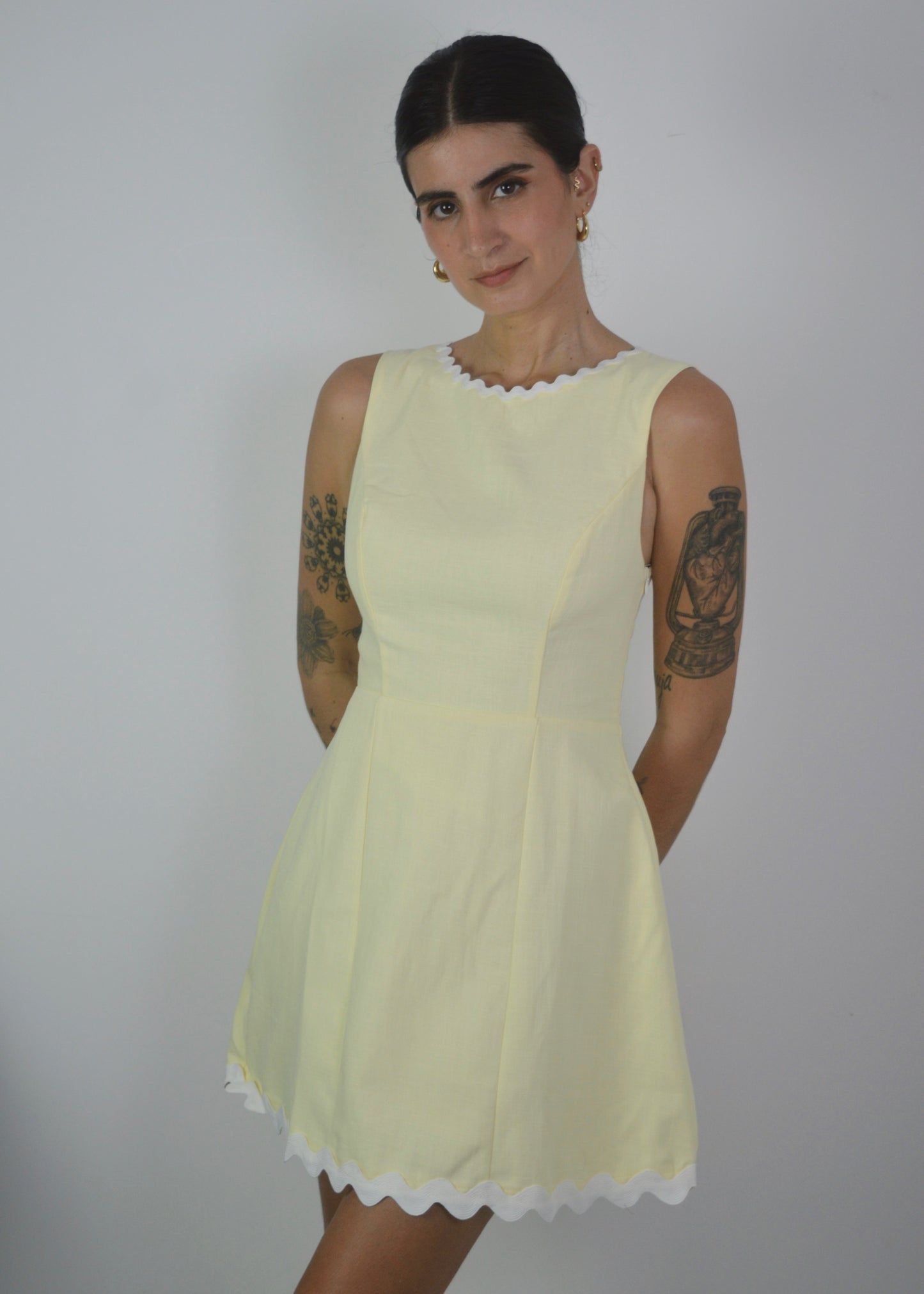 Lemon Mini Dress
