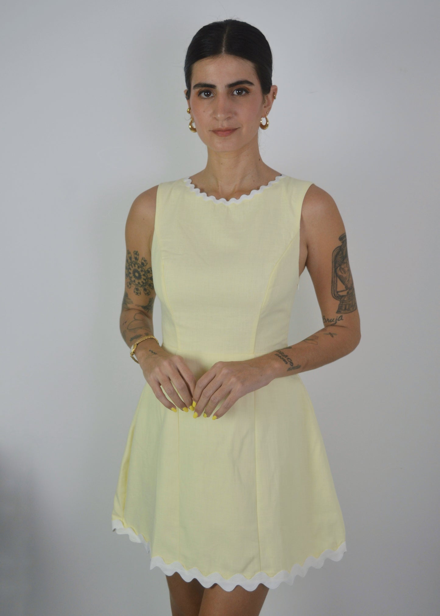 Lemon Mini Dress