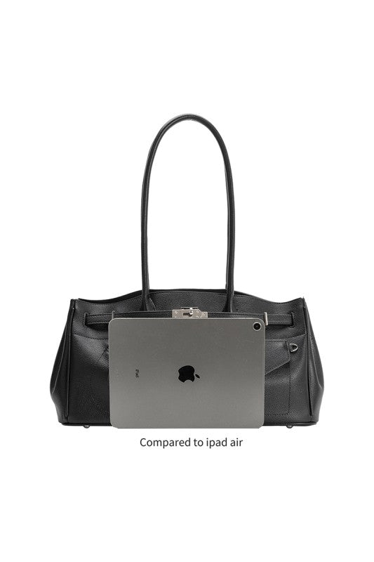 MB Mint Recycled Vegan Leather Shoulder Bag