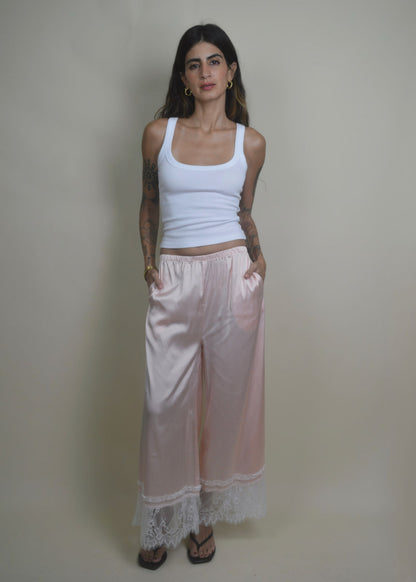 Rosé Lace Pant
