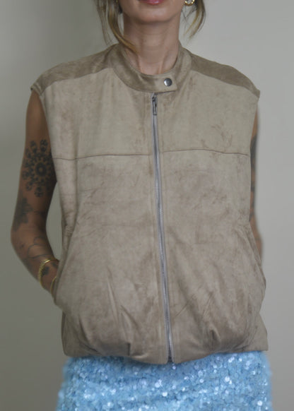 Suede Archive Vest