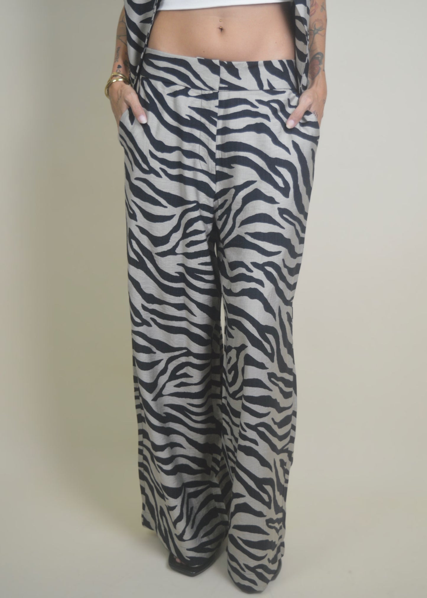 Zebra Wide Leg Pants RESTOCKED