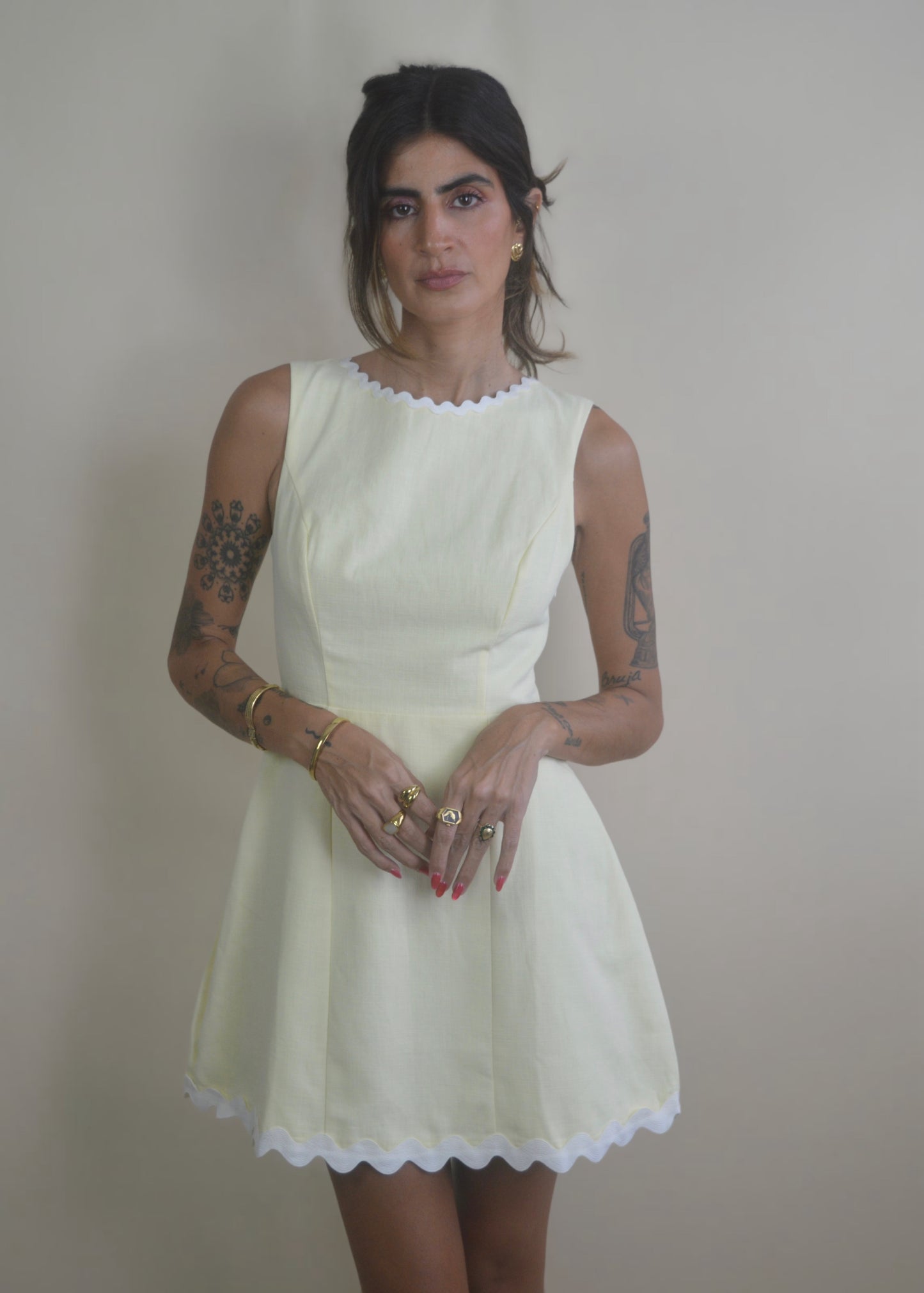 Lemon Drop Mini Dress RESTOCKED