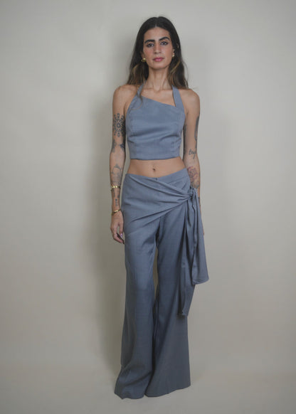 Azure Wrap Set