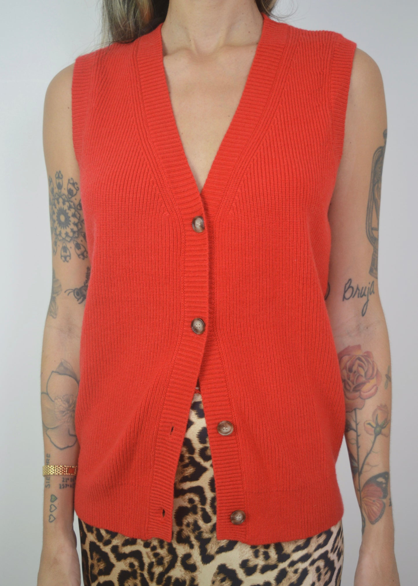 The Red Knit Vest