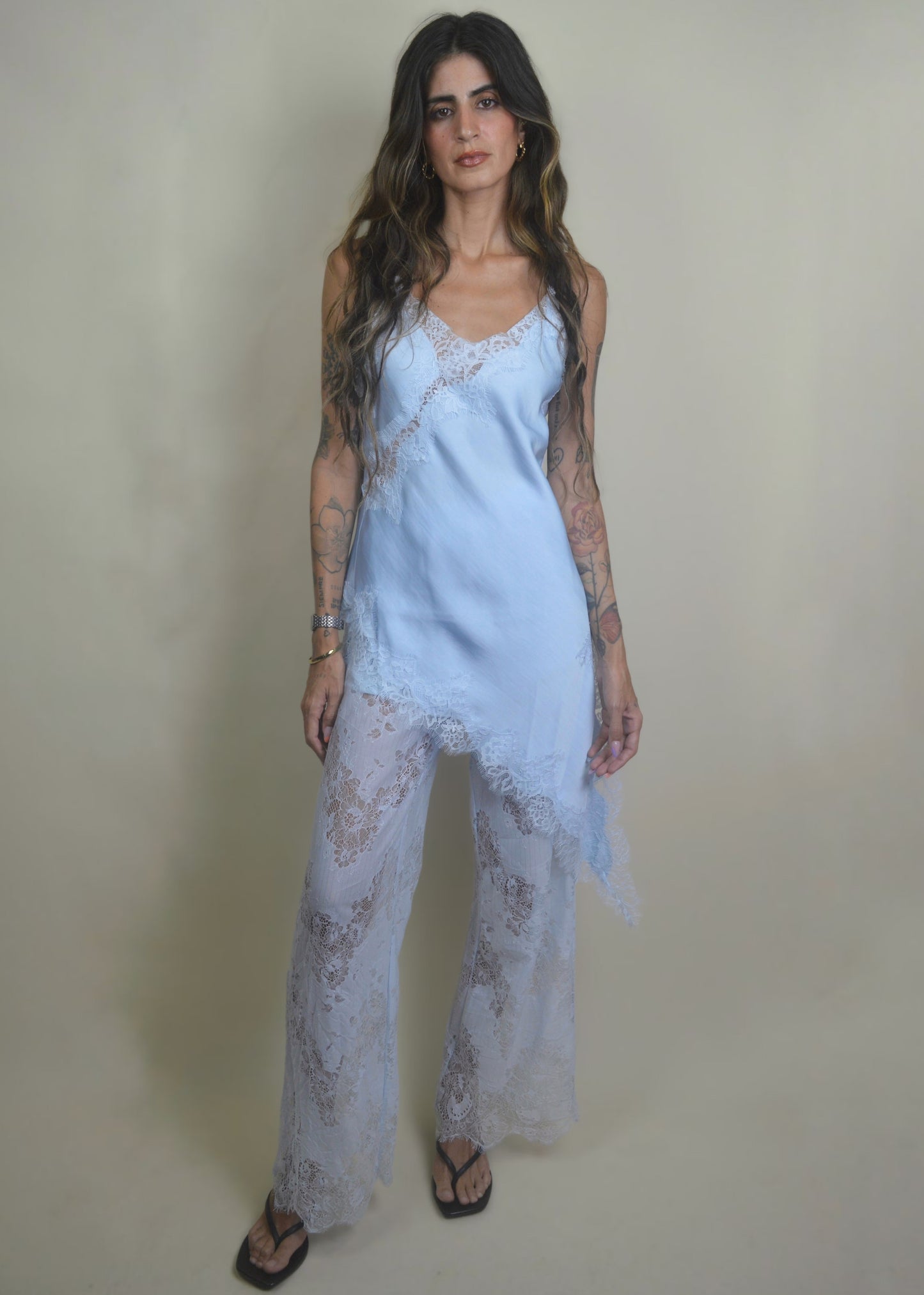 Ethereal Lace Pant Set