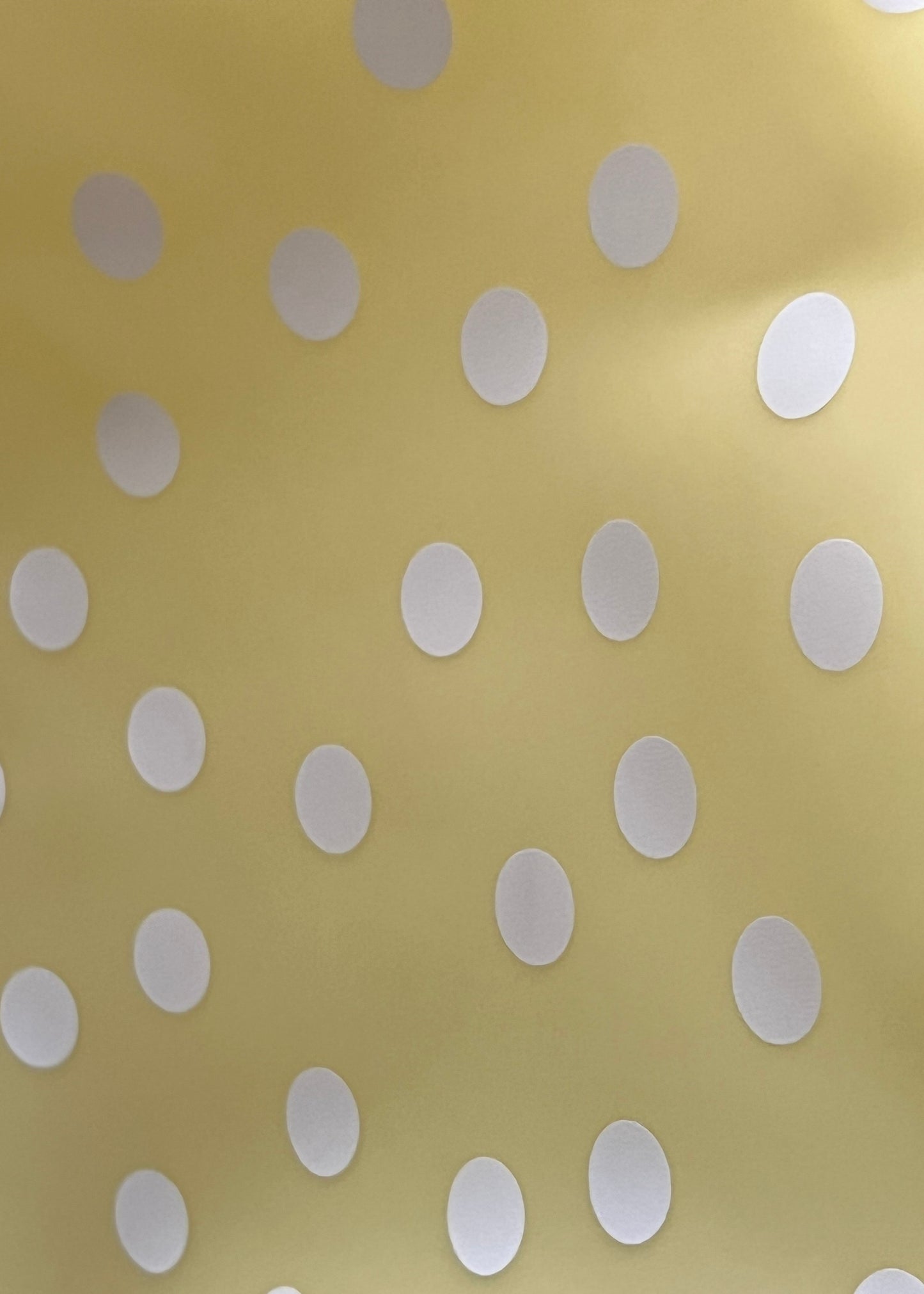 Large Jelly Firkin Soft Yellow Polka Dot Bag