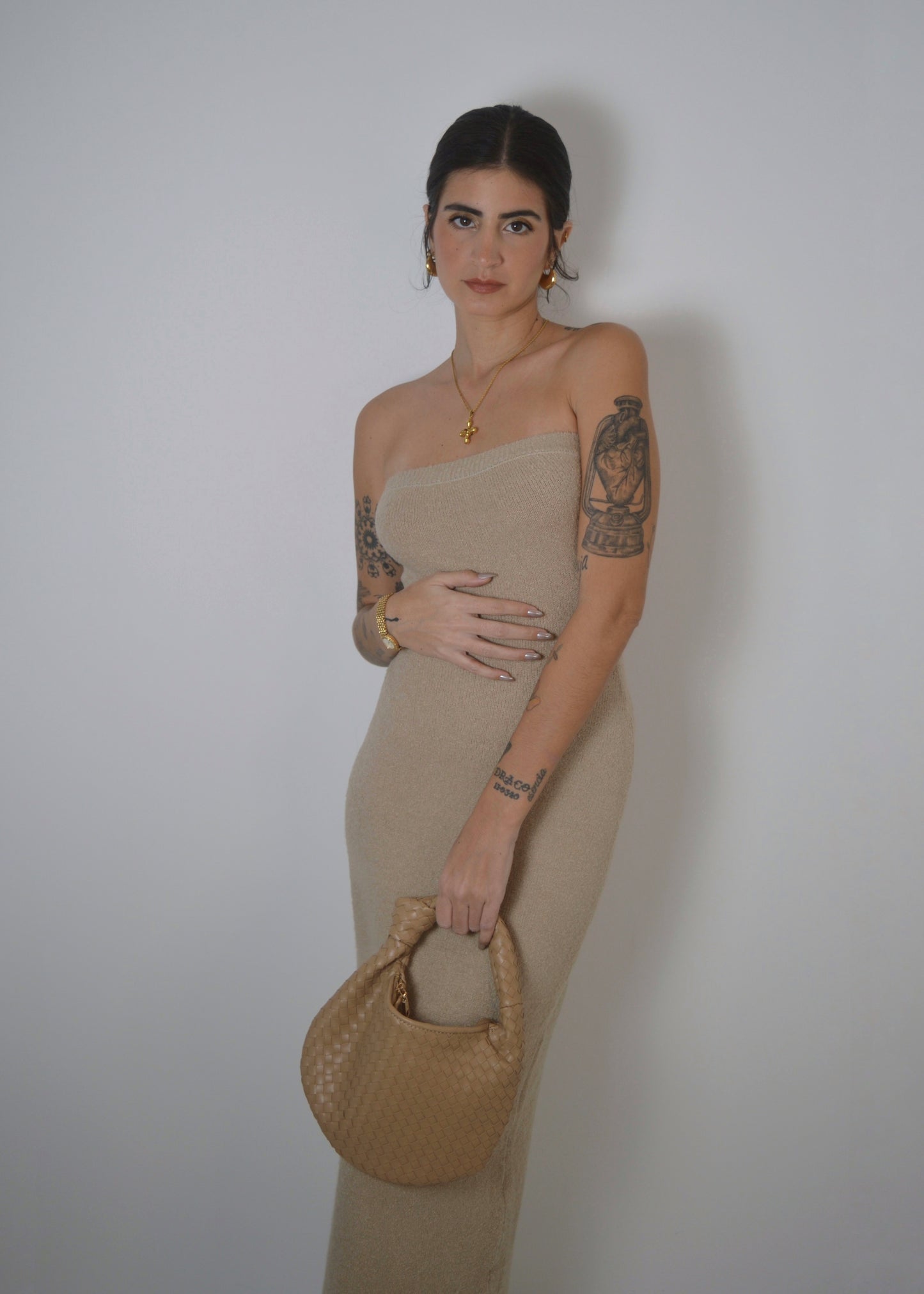 Nude Knit Dress