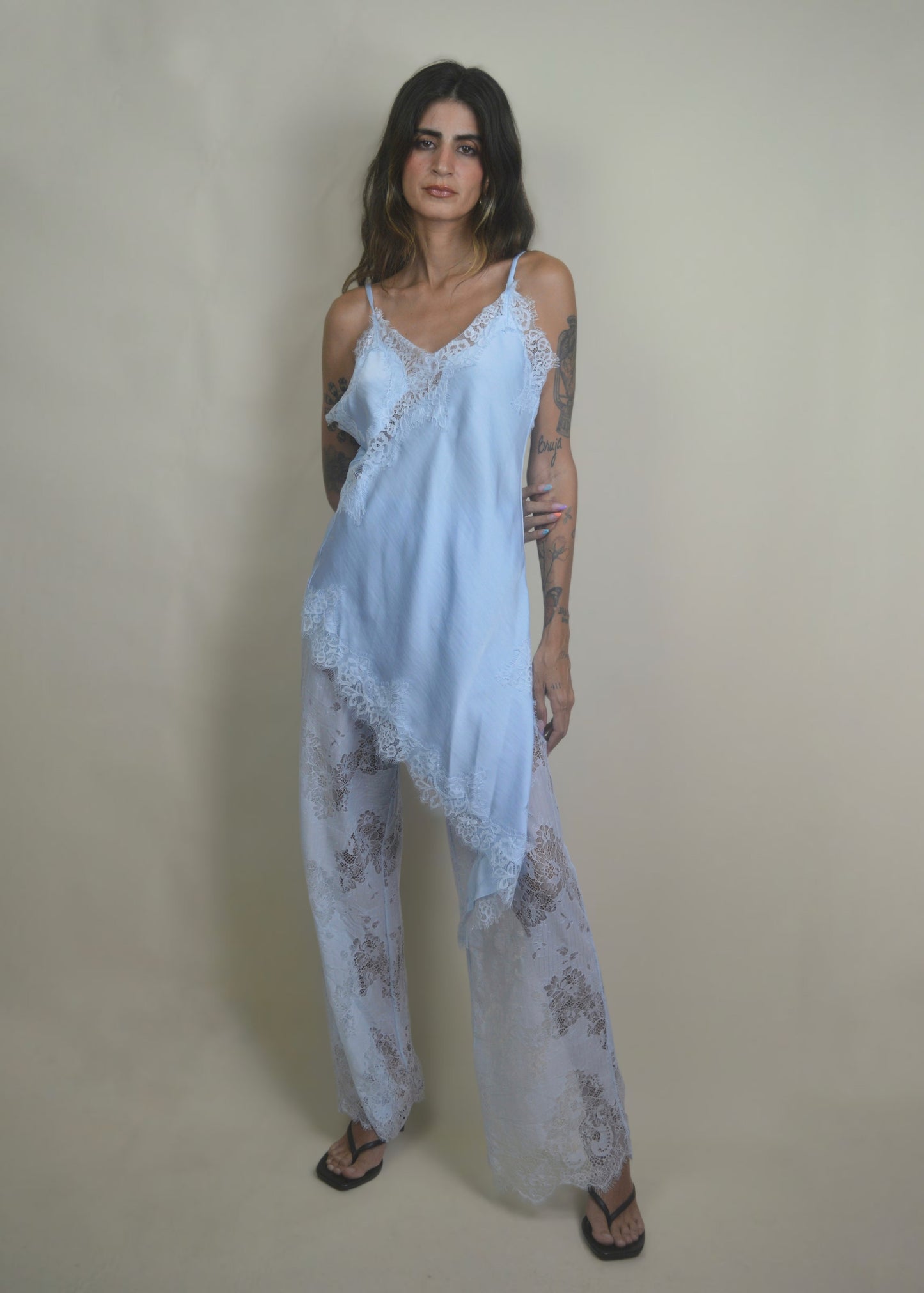Ethereal Lace Pant Set