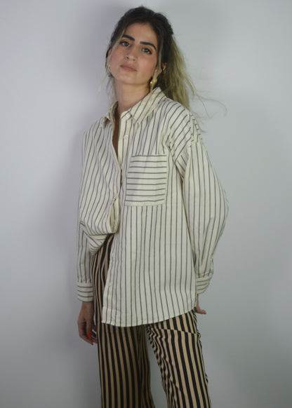 Sand Striped Pant