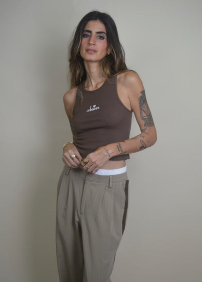My Cowboys Embroidered Rib Tank