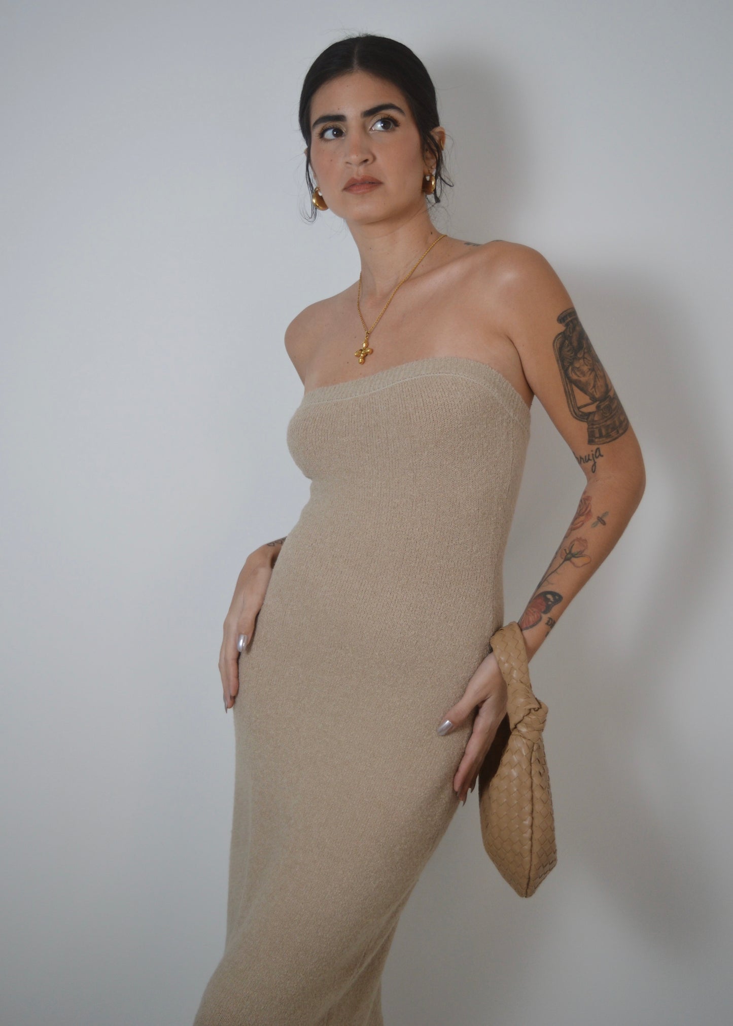 Nude Knit Dress