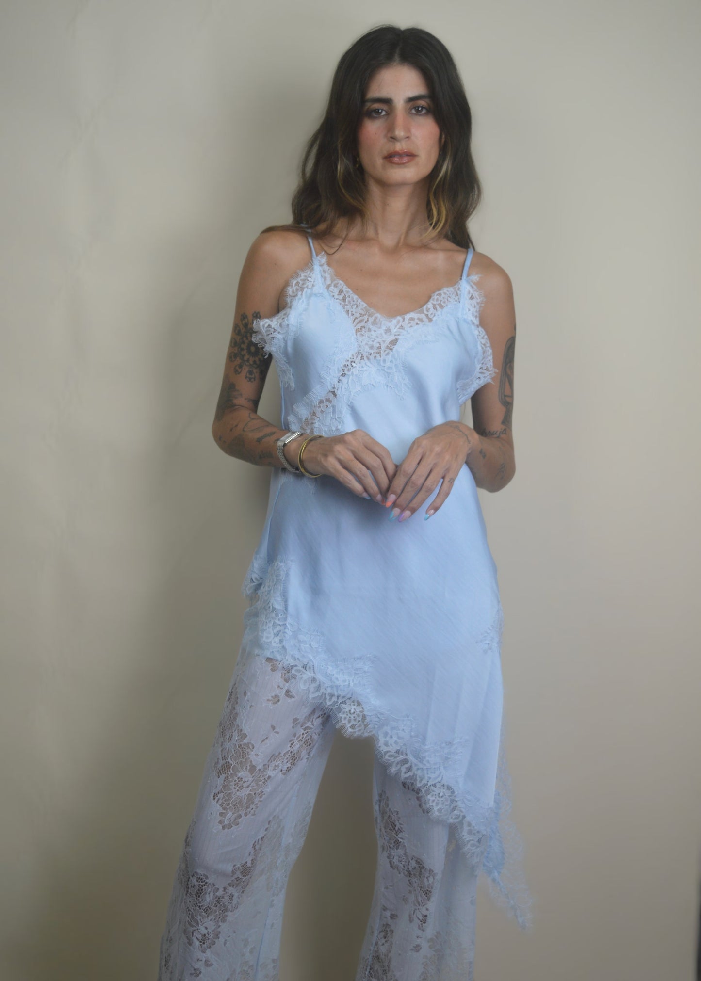 Ethereal Lace Pant Set