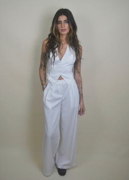 Striped White Set