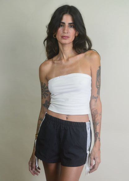 Retro Athletic Shorts Black