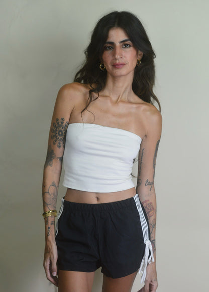 Retro Athletic Shorts Black