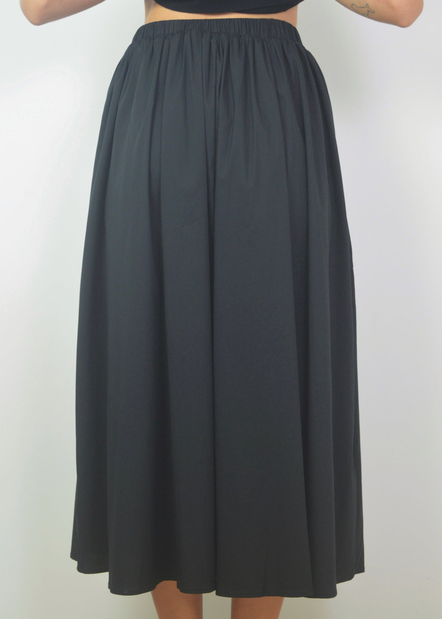 Black Midi Skirt