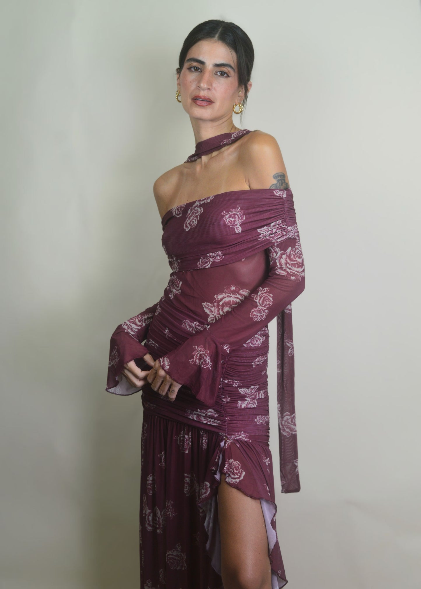 Sonia Off-Shoulder Maxi Dress