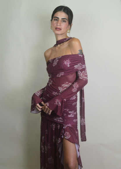 Sonia Off-Shoulder Maxi Dress