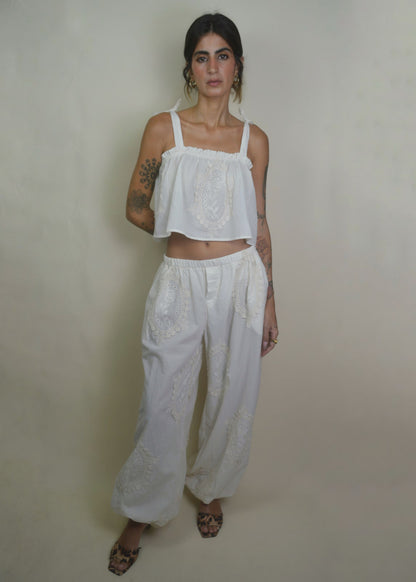 Époque Embroidered Pant