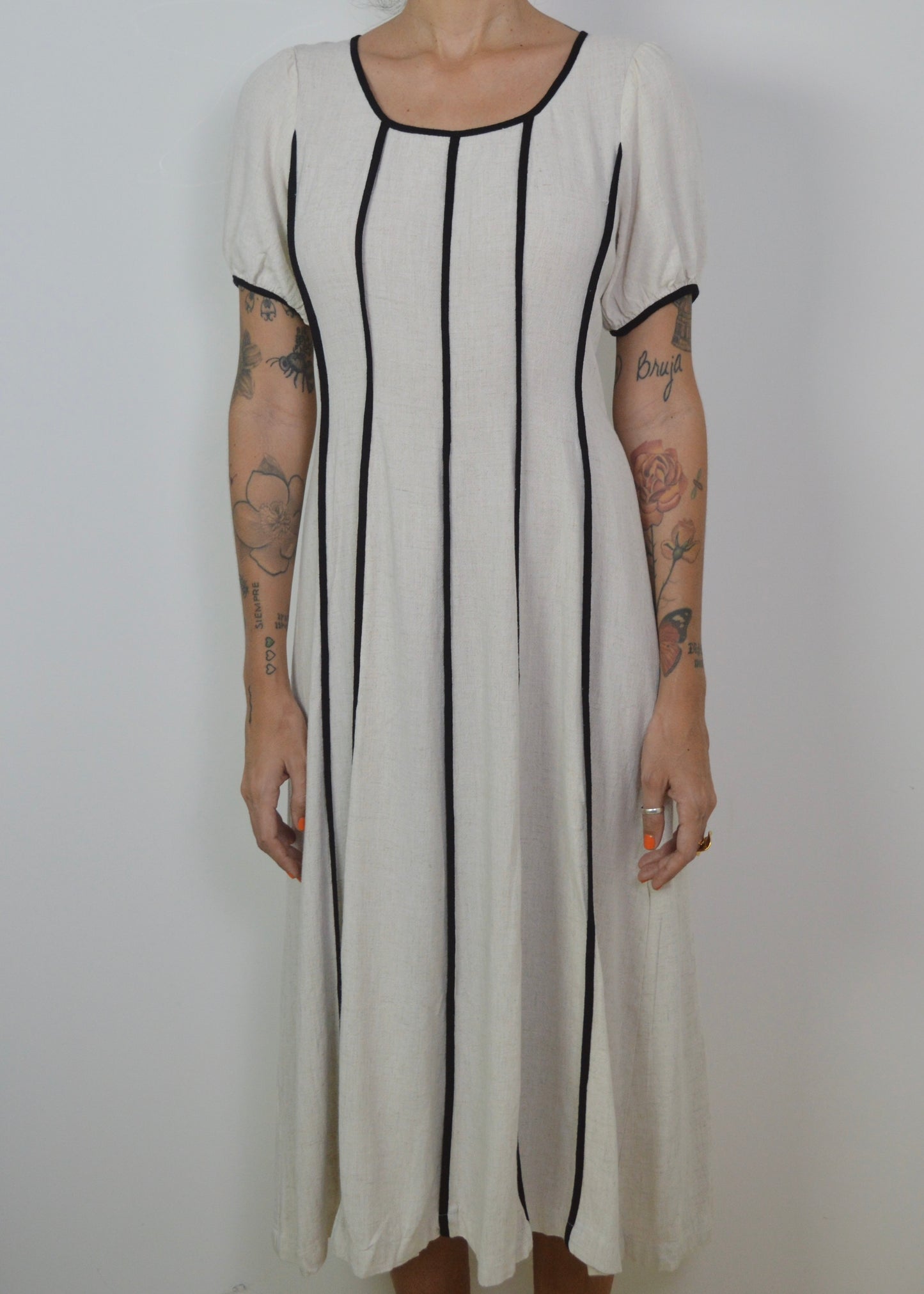 Striped Linen Dress