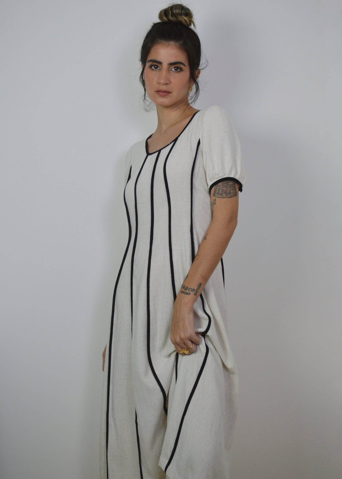 Striped Linen Dress