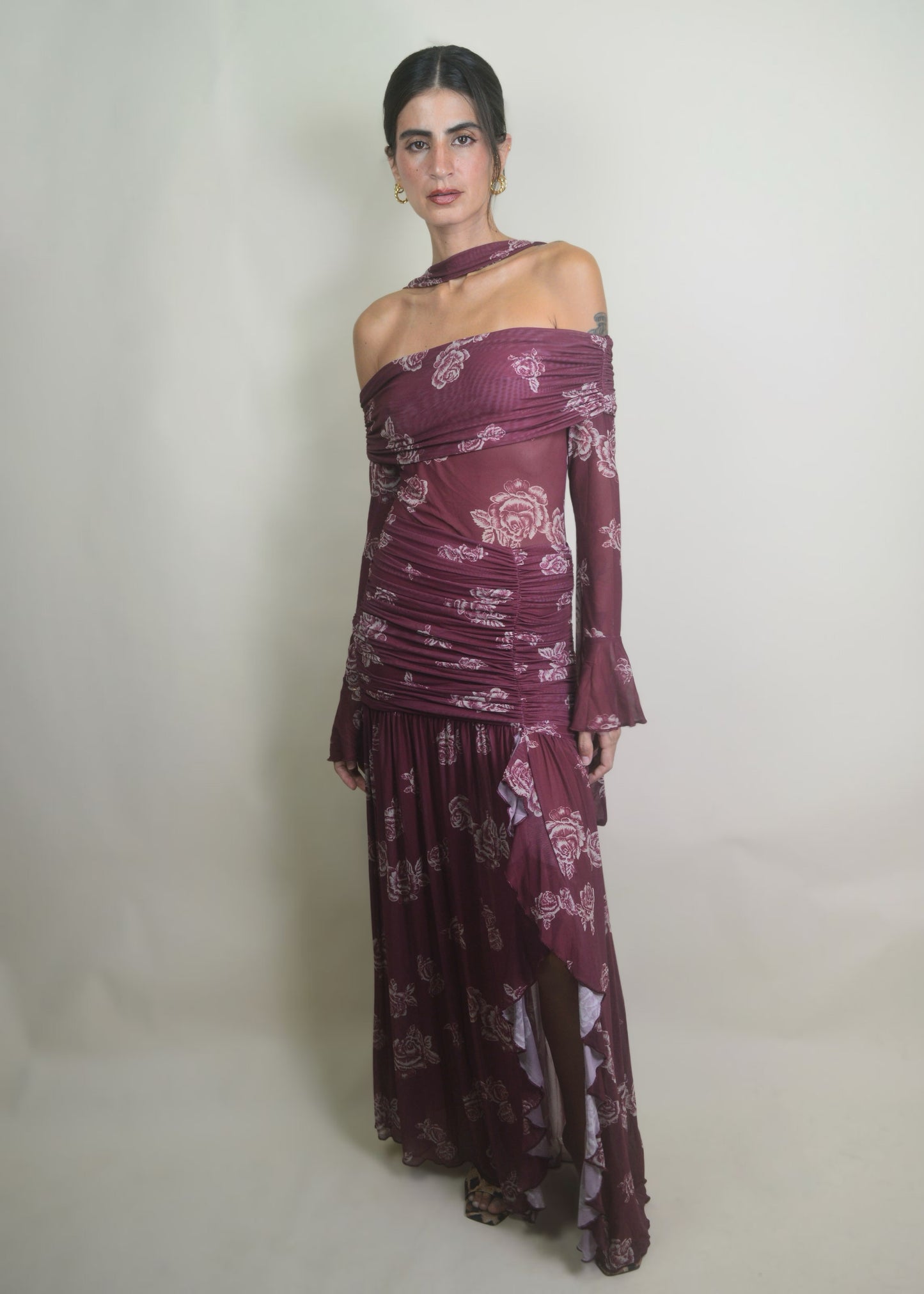 Sonia Off-Shoulder Maxi Dress