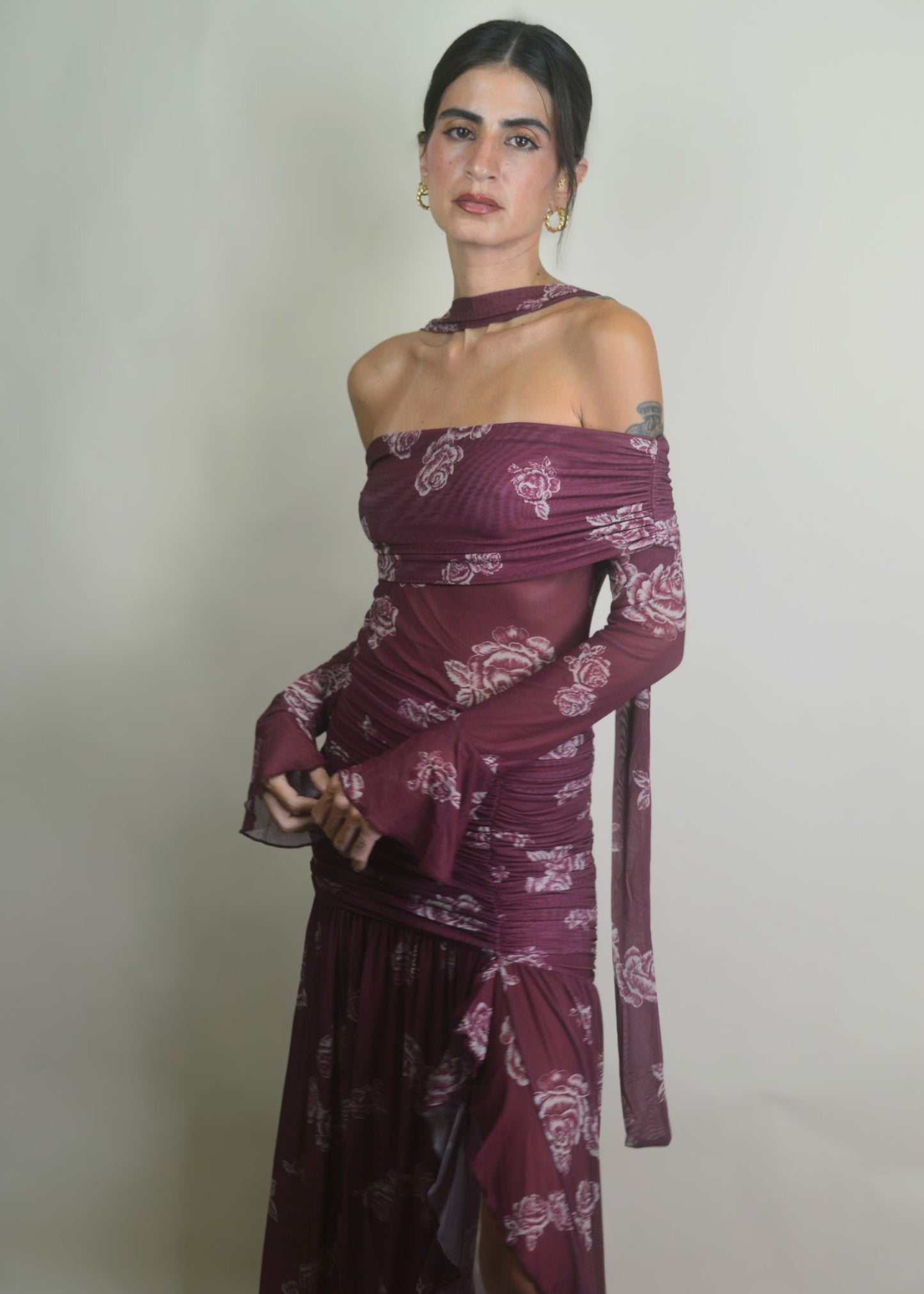 Sonia Off-Shoulder Maxi Dress