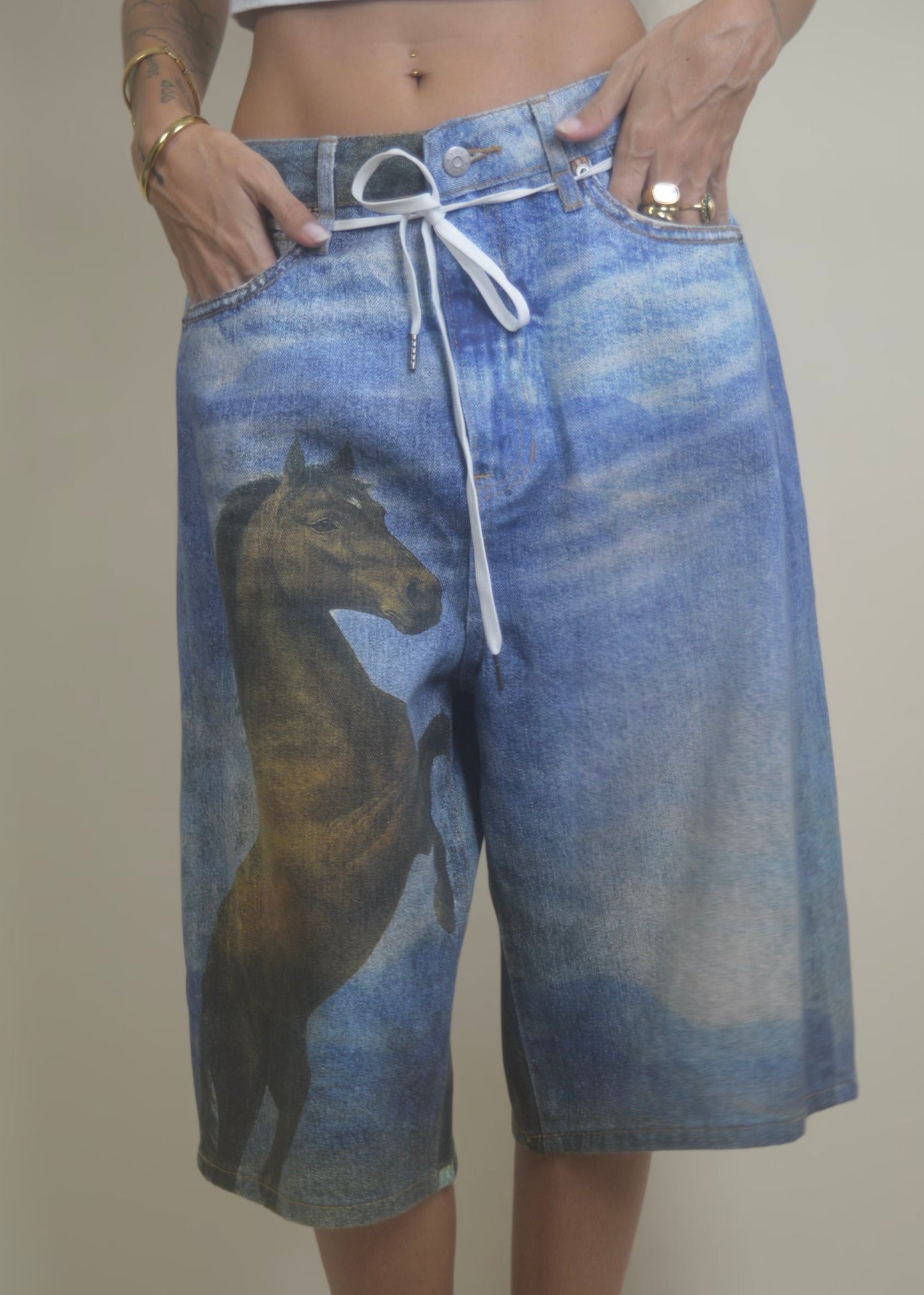Wild Horses Barrel Jorts RESTOCKED