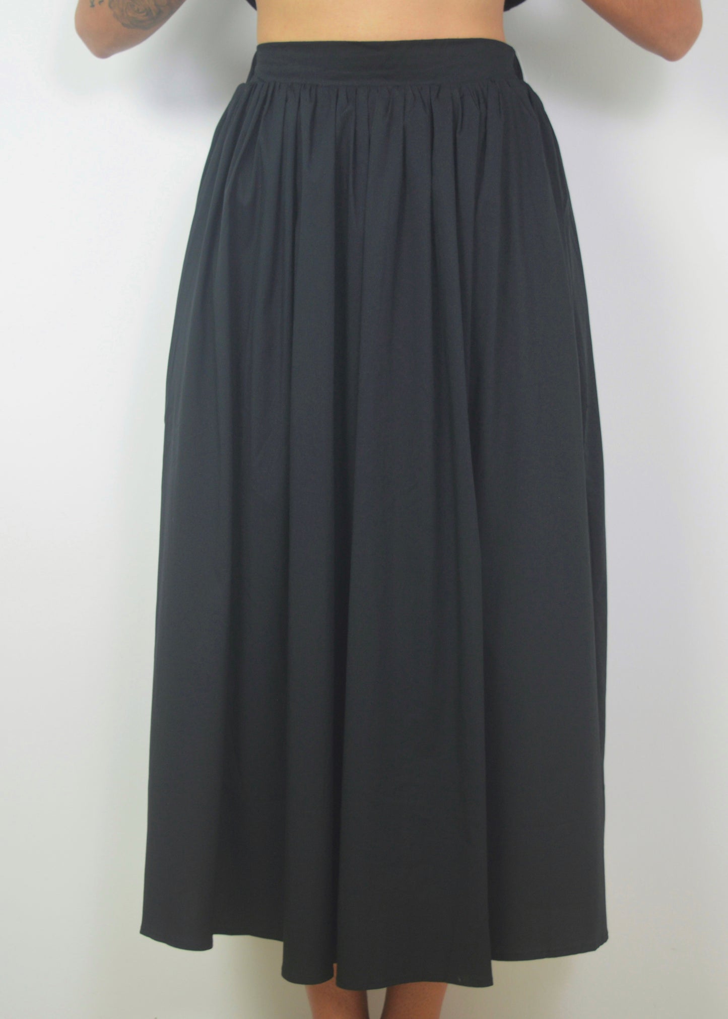 Black Midi Skirt