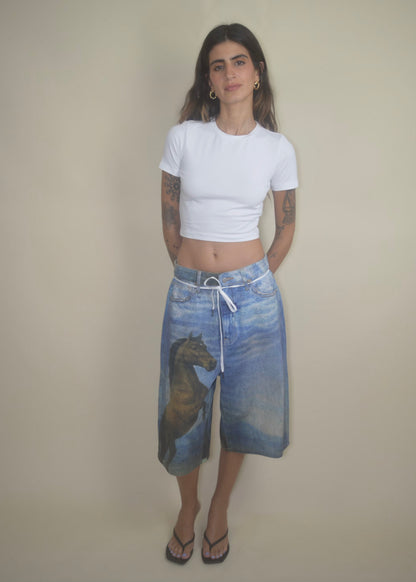 Wild Horses Barrel Jorts RESTOCKED