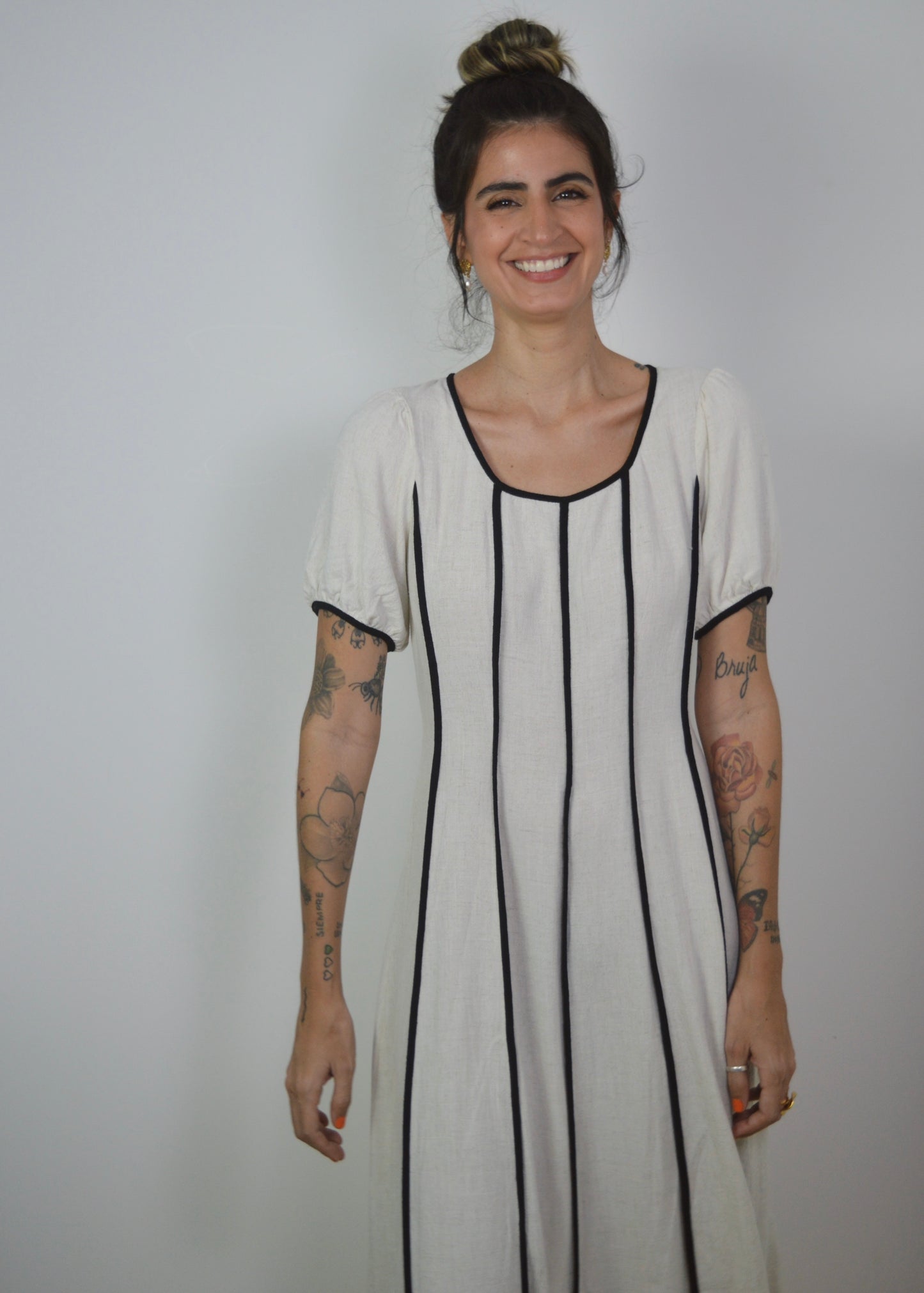 Striped Linen Dress