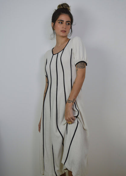 Striped Linen Dress