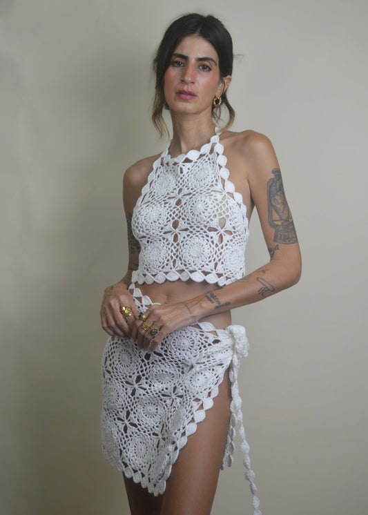Nácar Crochet Cover-Up Set