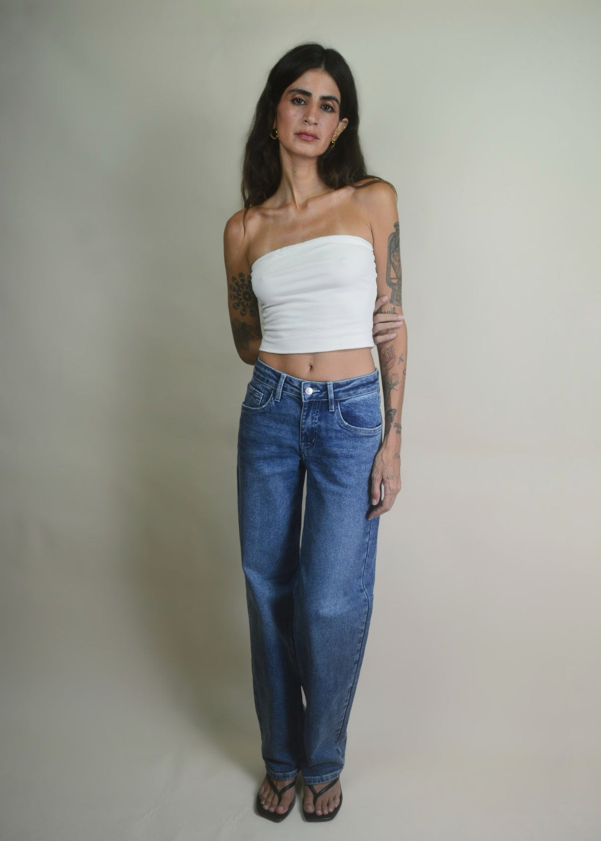 00’s Low Rise Straight Leg Jeans