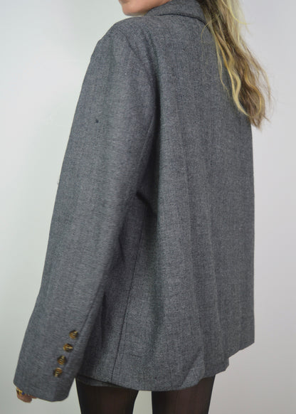 Charcoal Oversized Blazer