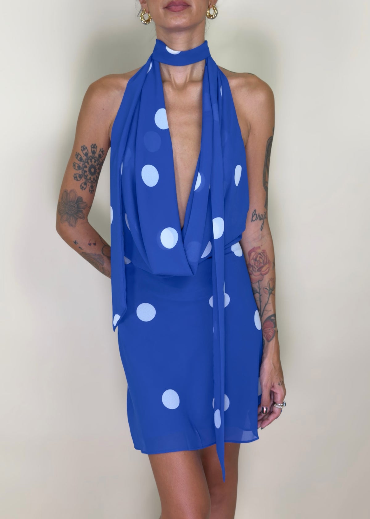 Butler Please Blue Dot Dress