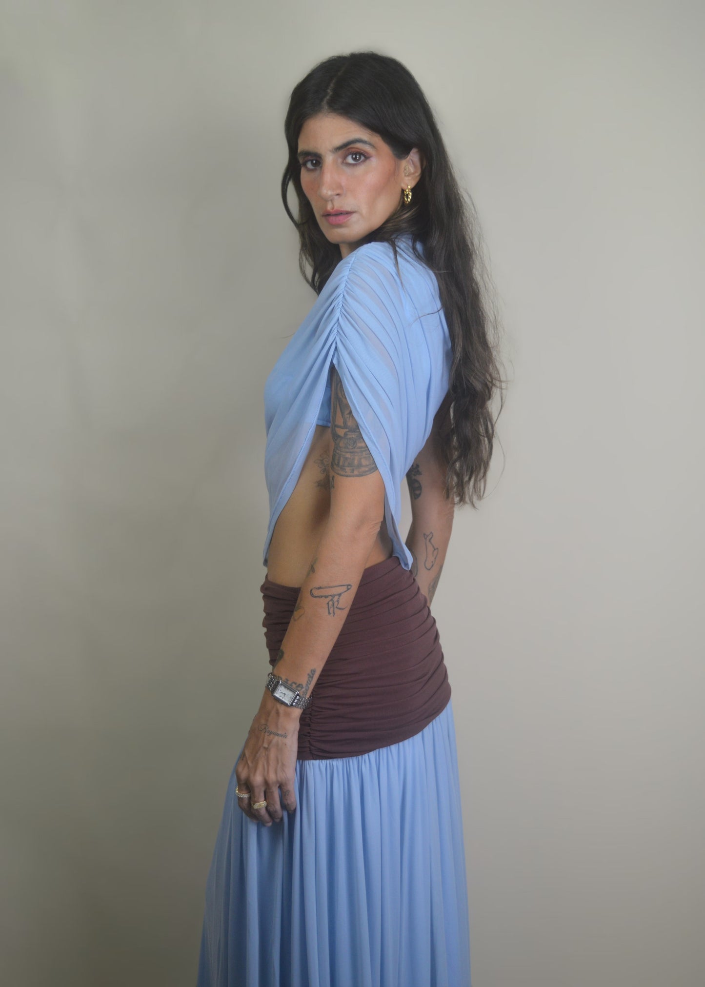 Sea Glass Mesh Dress