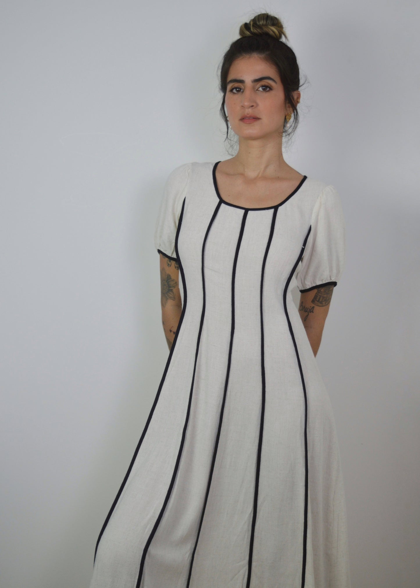 Striped Linen Dress