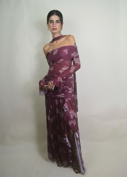 Sonia Off-Shoulder Maxi Dress