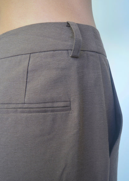 Chocolate Tailored Suit Set